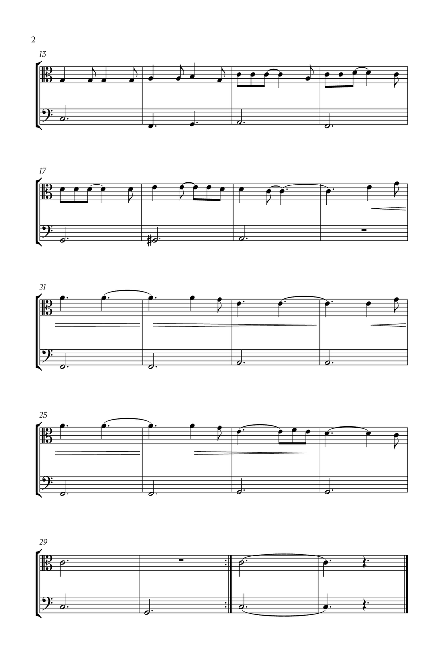 Hallelujah Bassoon scores gallery preview page 2