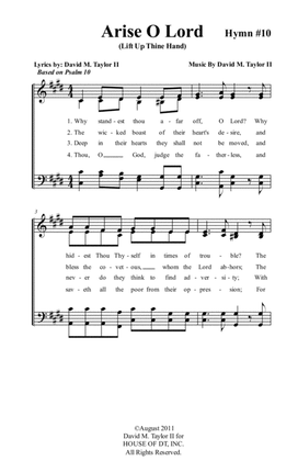 Hymn #10 - Arise O Lord(Lift Up Thine Hand)