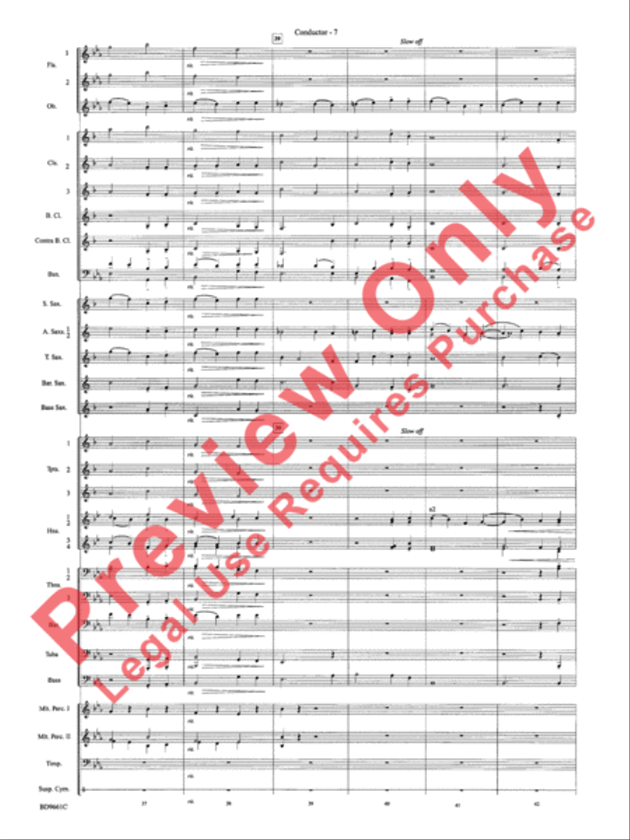 The Sussex Mummers' Christmas Carol Concert Band scores gallery preview page 10