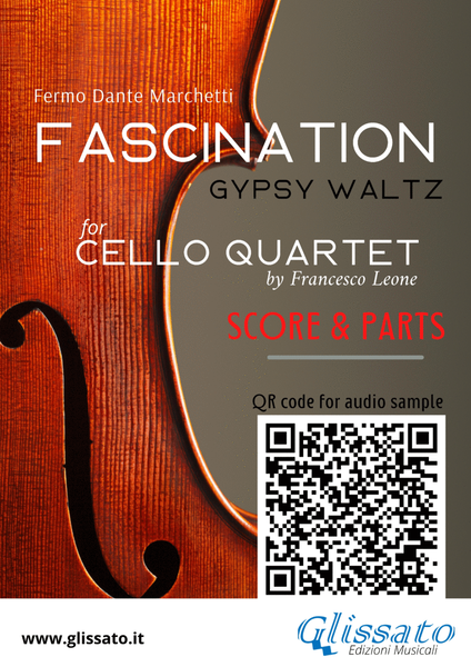 Fascination (Gypsy Waltz) for Cello Quartet (score and parts) image number null