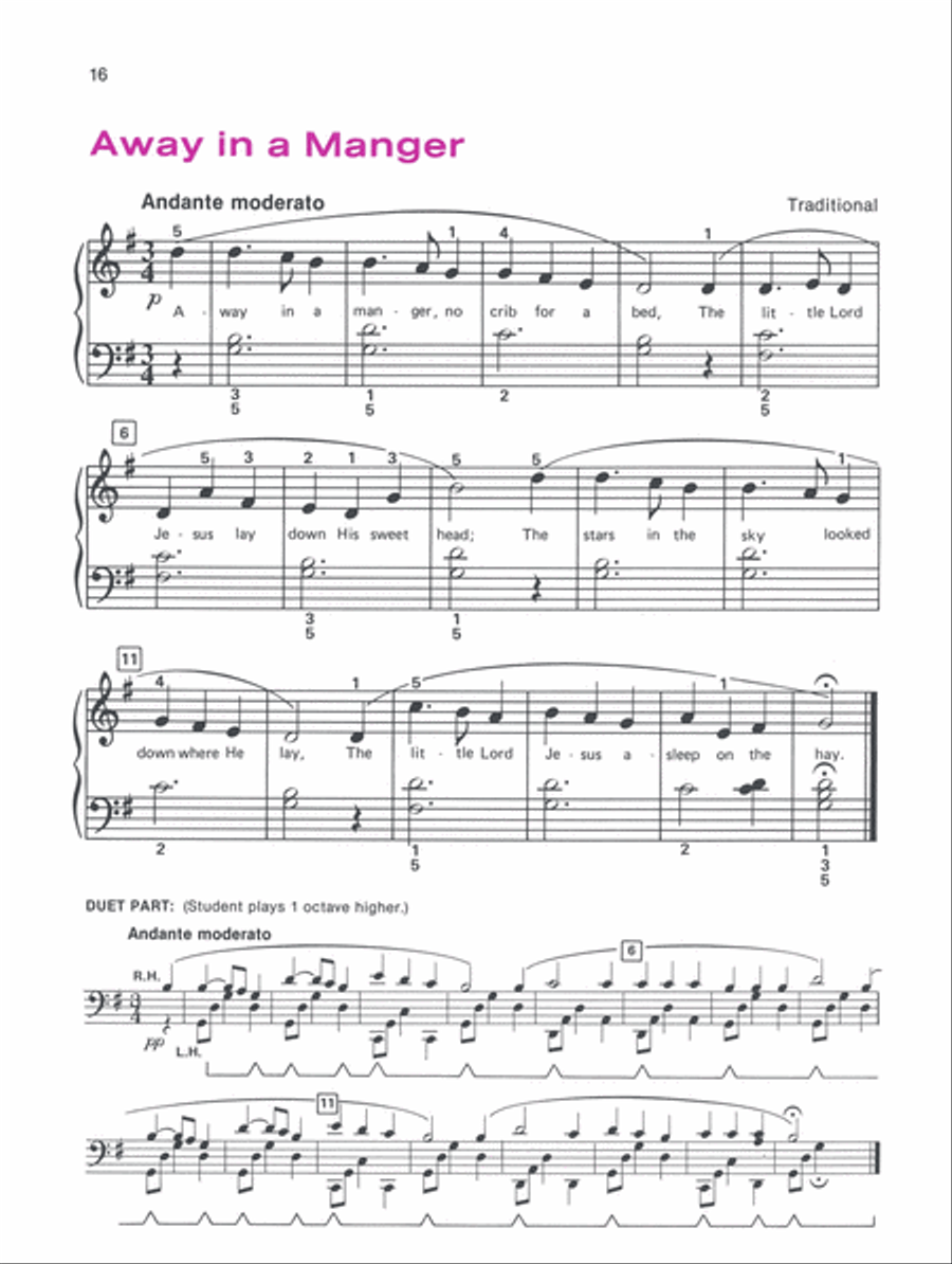Alfred's Basic Piano Course Merry Christmas!, Level 2 Piano Method scores gallery preview page 4