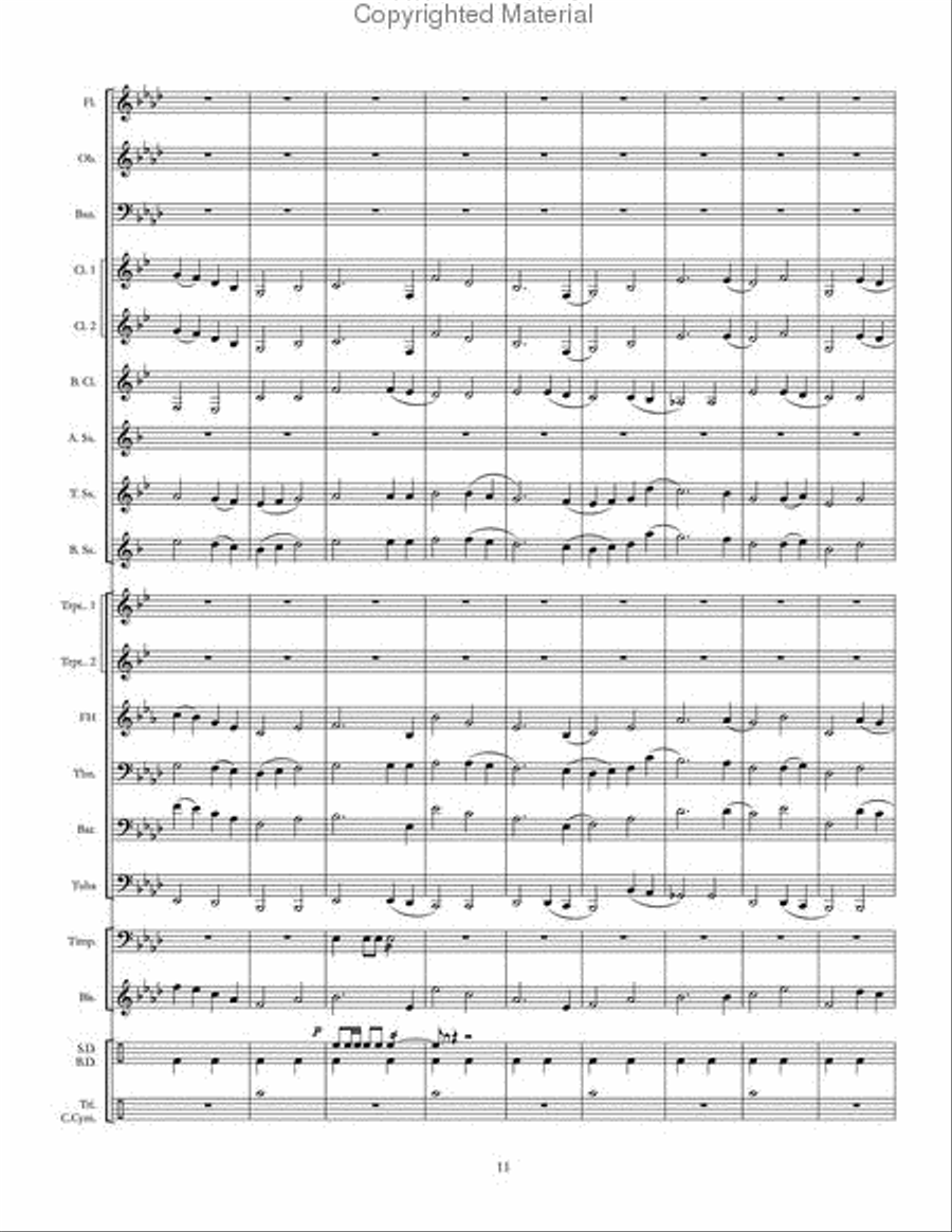 Natchez Trace Concert Band scores gallery preview page 12