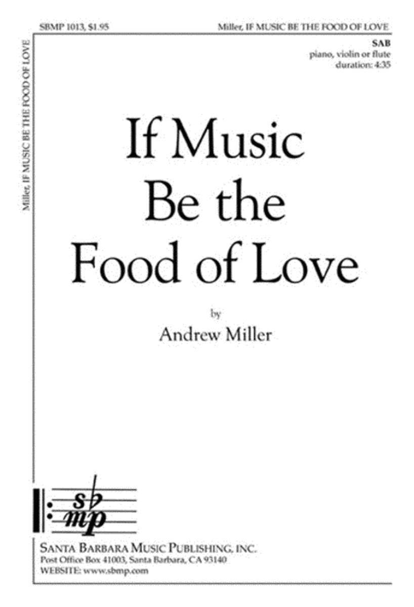 If Music Be the Food of Love - SAB Octavo image number null