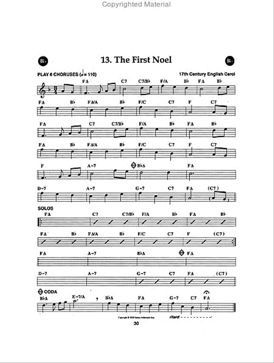 Volume 125 - Christmas Carol Classics Voice scores gallery preview page 4