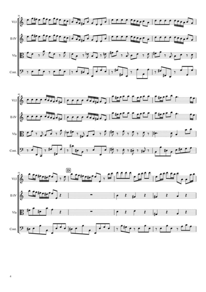 Vivaldi - Violin Concerto in A minor, RV 356 Op.3 No.6 L`Estro Armonico For String Quartet Original image number null