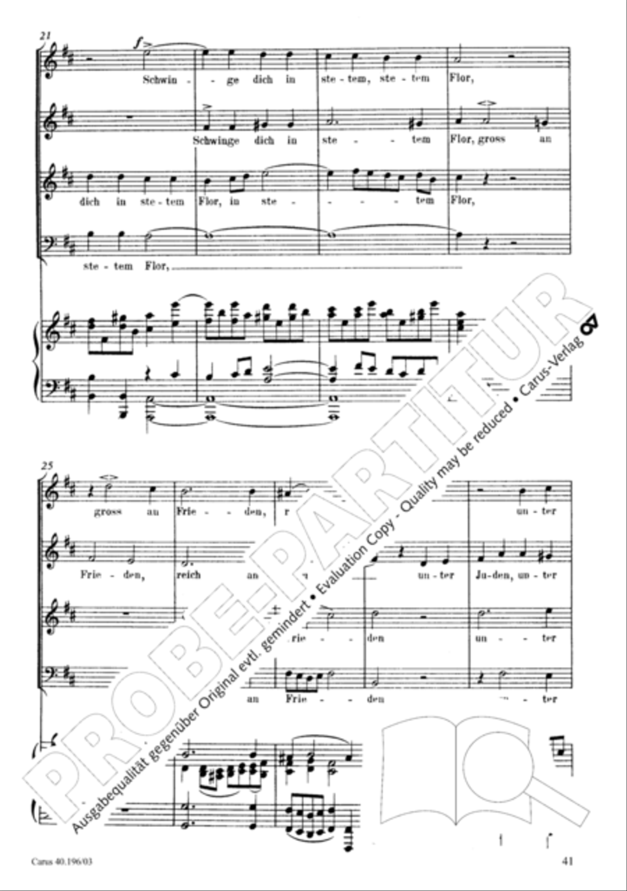 Die Geburt Christi SSA scores gallery preview page 42