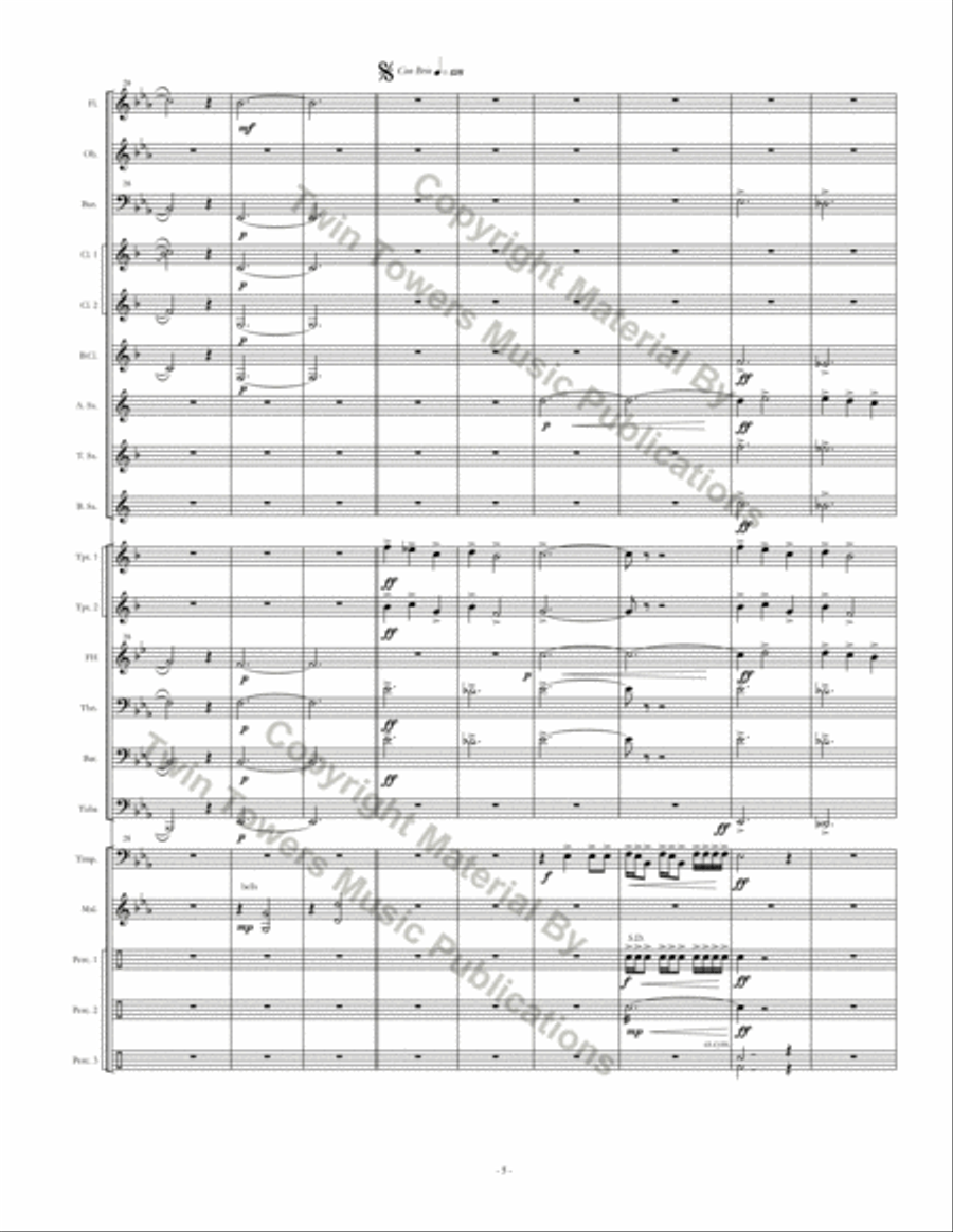 Monuments Monuments Concert Band scores gallery preview page 6