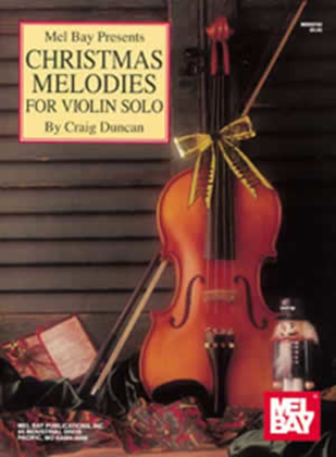 Book cover for Christmas Melodies for Violin Solo