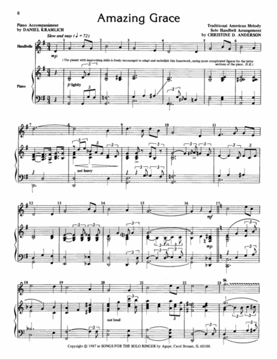 Songs for the Solo Ringer, Vol. 1 Percussion scores gallery preview page 24