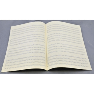 Music manuscript paper - Quartet 4x4 staves