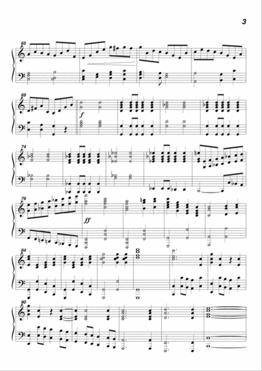 Gloria In Excelcis Organ scores gallery preview page 3