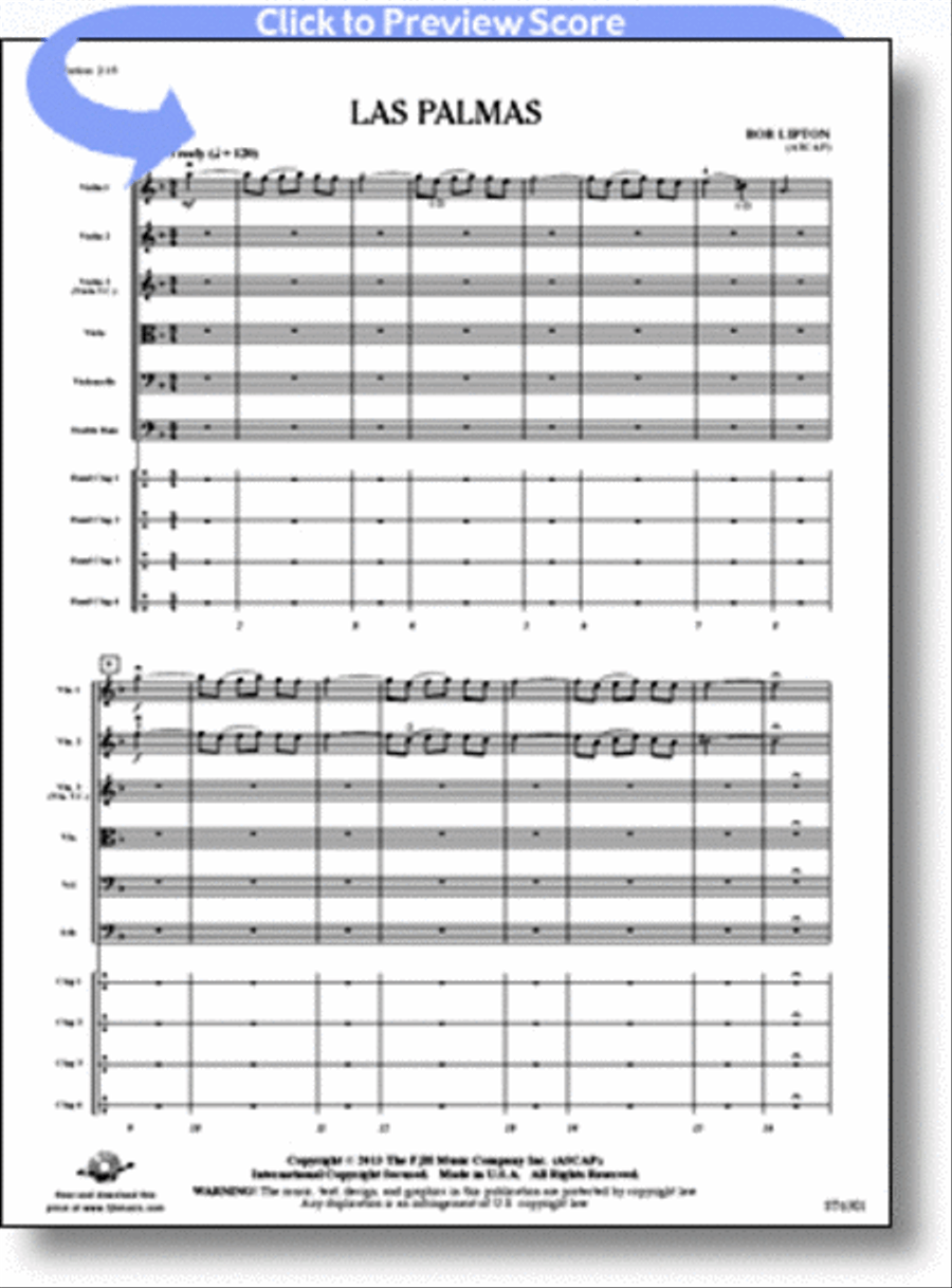 Las Palmas Las Palmas String Orchestra scores gallery preview page 1