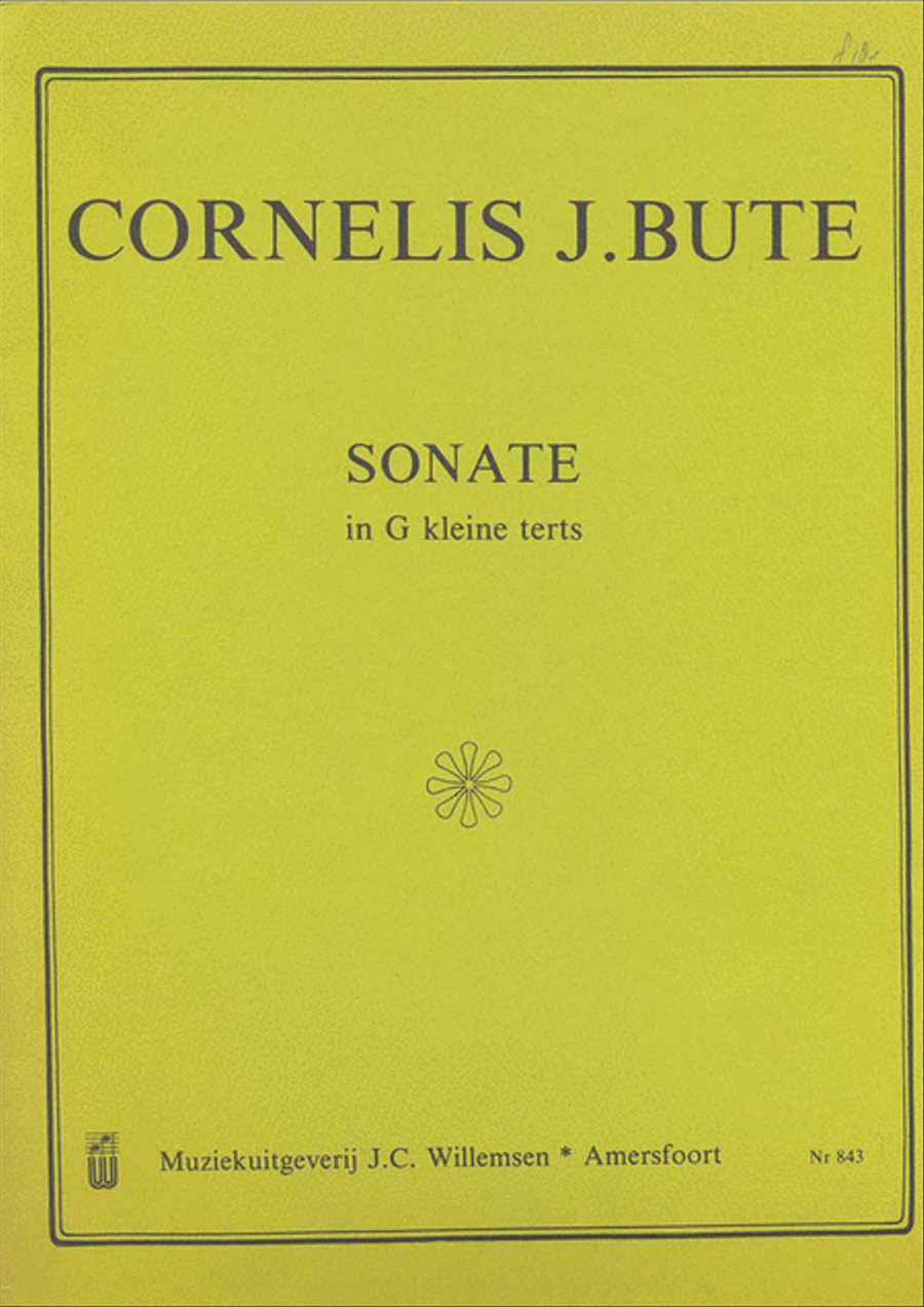 Sonate In G Kleine Terts Sonate In G Kleine Terts Organ scores gallery preview page 1