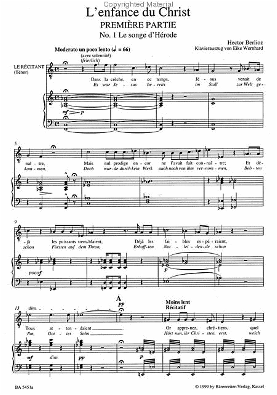 L'enfance du Christ, op. 25 Holoman 130 L'enfance du Christ, op. 25 Holoman 130 SSAATTBB scores gallery preview page 3