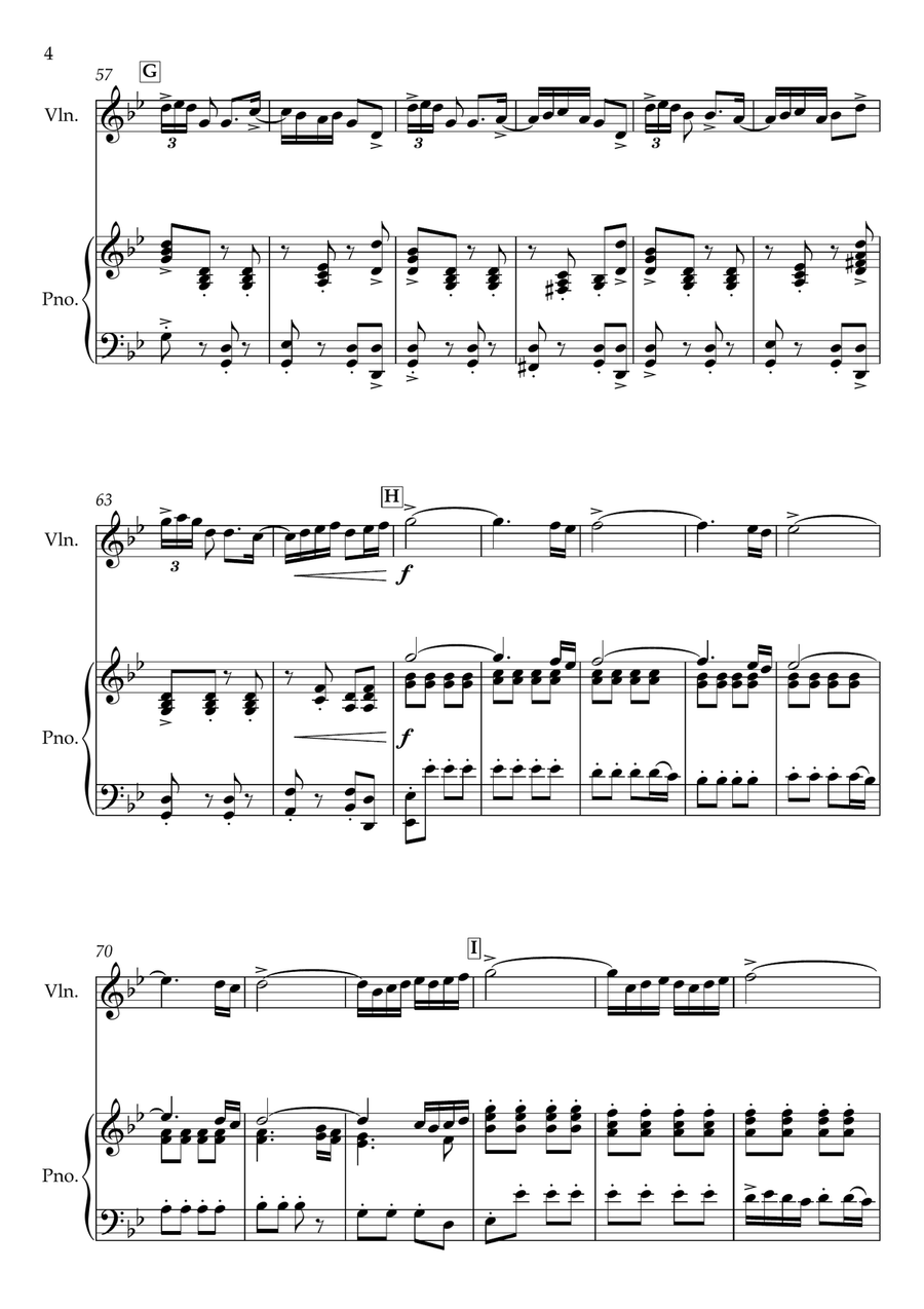 Stringtando (Violin & Piano) Violin Solo scores gallery preview page 5