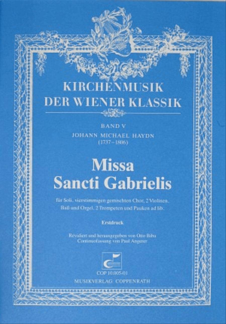Missa Sancti Gabrielis 4-Part scores gallery preview page 1