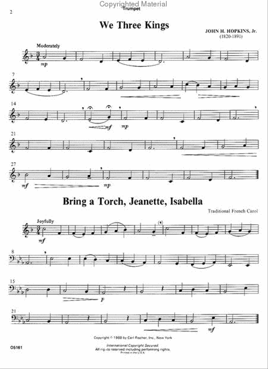 Christmas Sounds & Spectacular Concert Band Methods scores gallery preview page 2