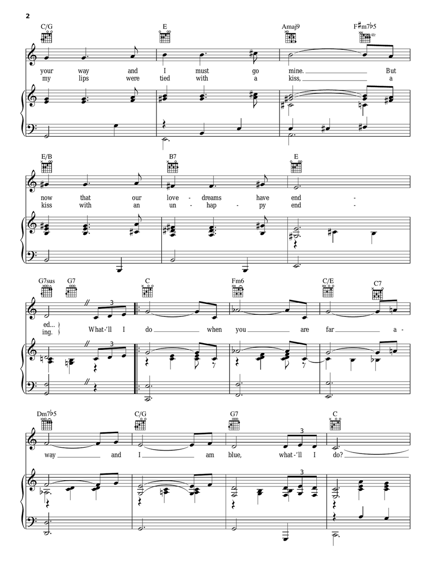What'll I Do? Guitar scores gallery preview page 2