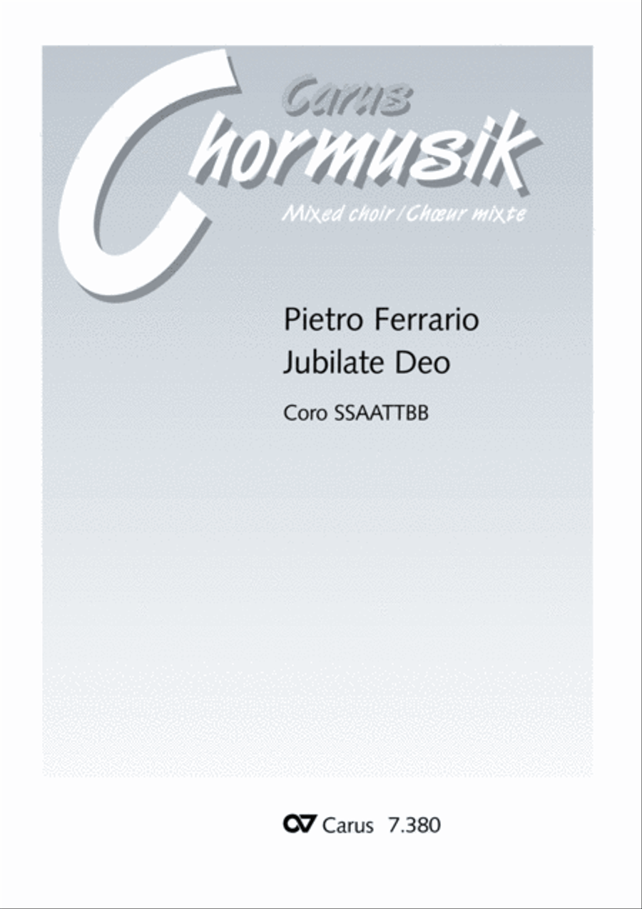 Jubilate Deo SSAATTBB scores gallery preview page 2