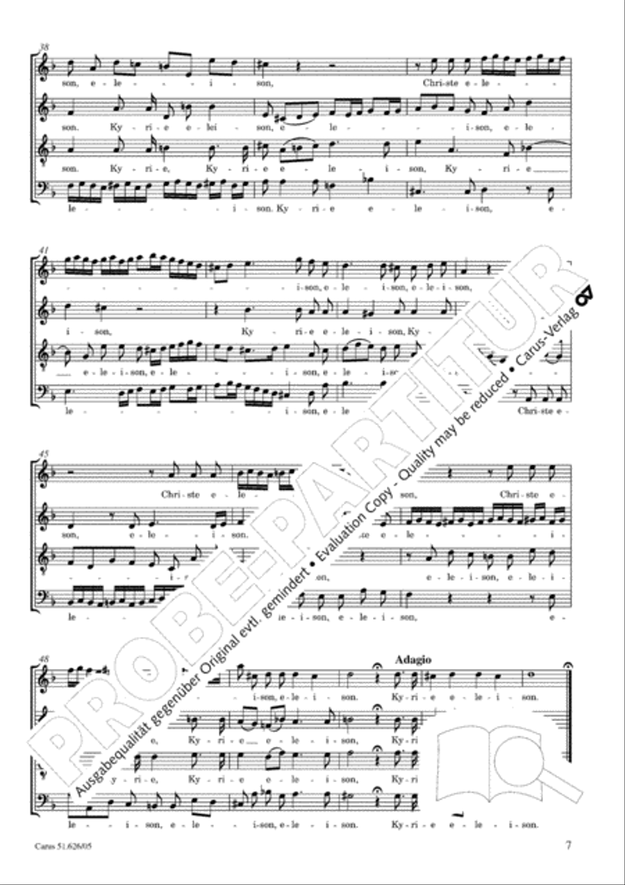 Requiem 4-Part scores gallery preview page 8