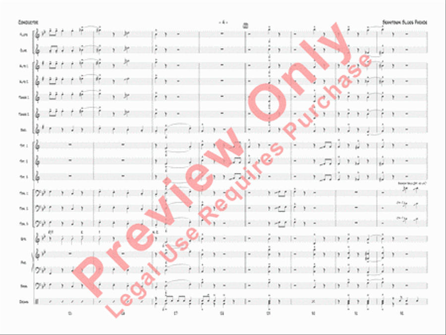 Beantown Blues Parade Jazz Ensemble scores gallery preview page 7