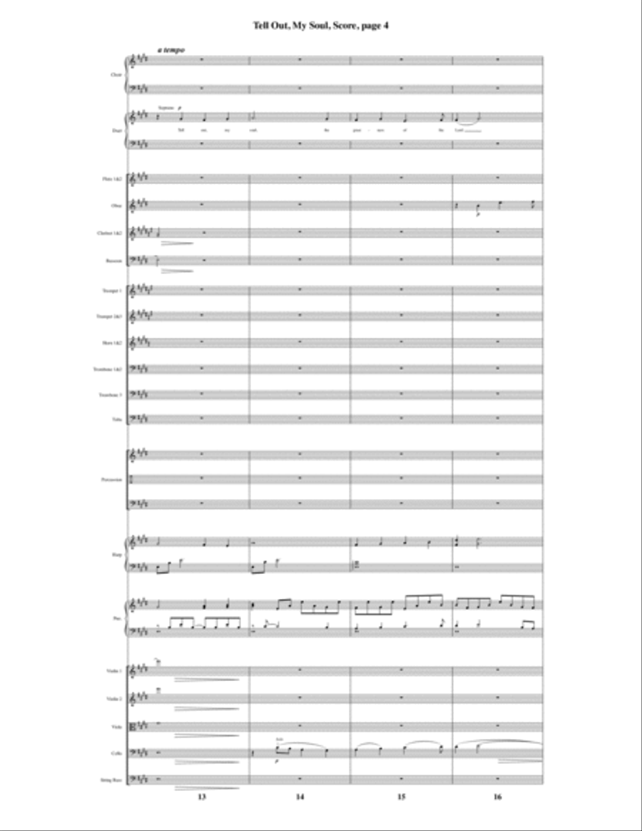 Tell Out, My Soul Tell Out, My Soul Choir scores gallery preview page 5