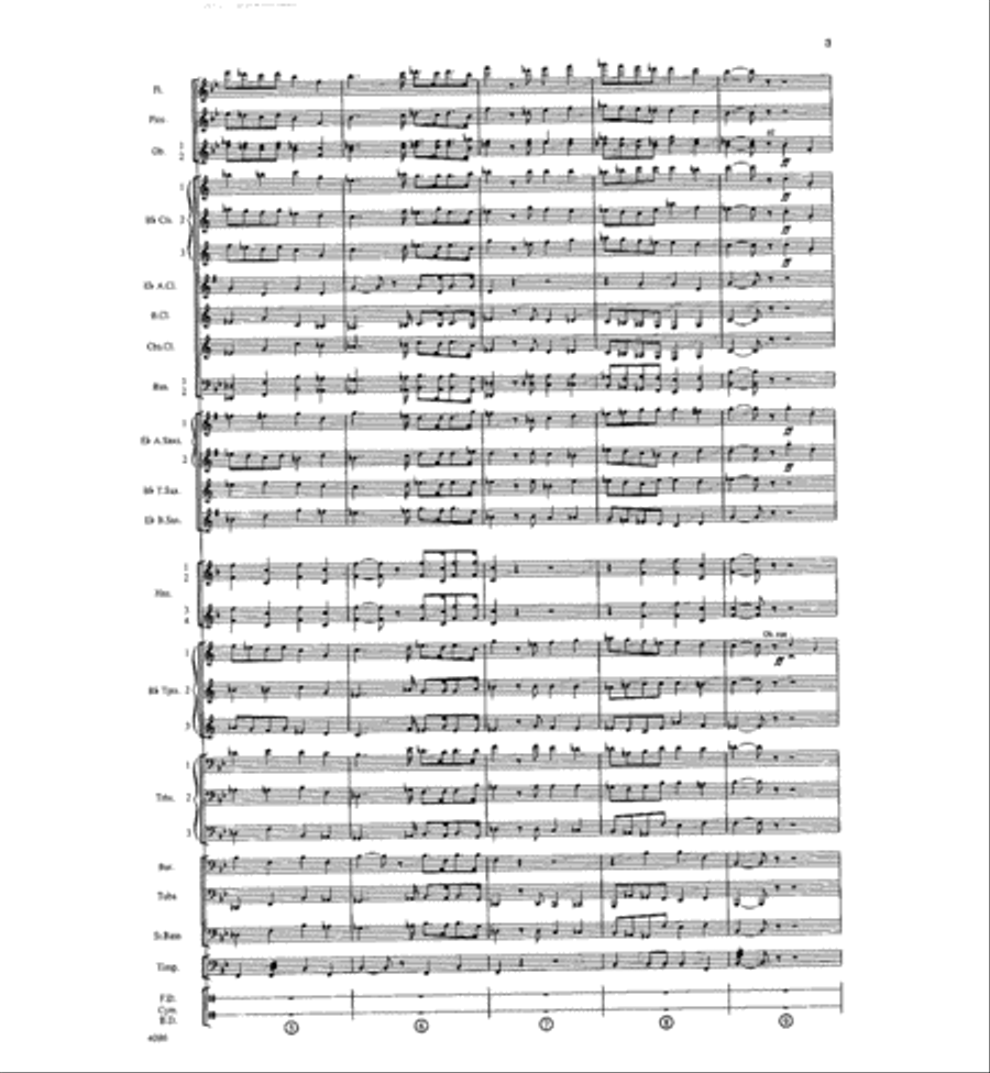 Farandole Farandole Concert Band scores gallery preview page 3