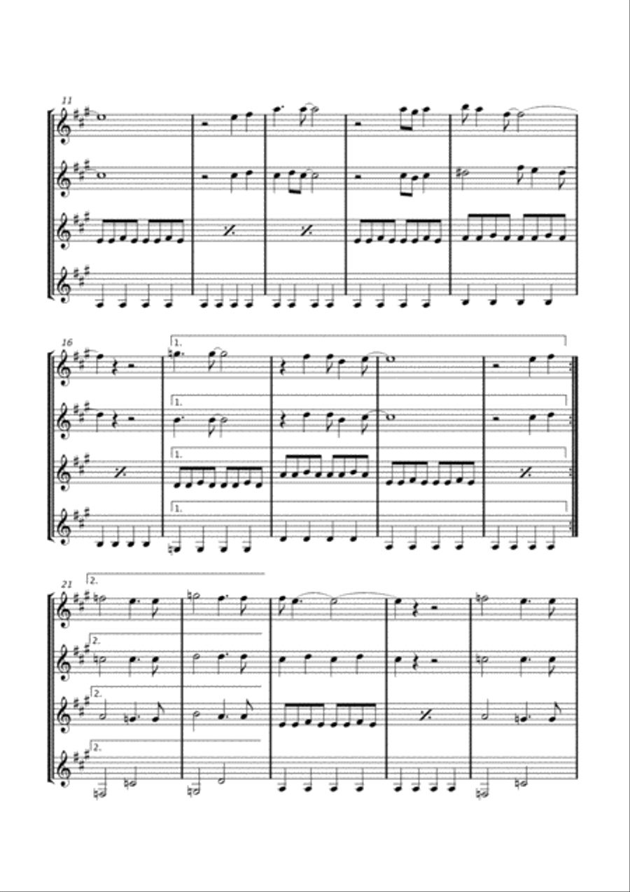 Time Warp Guitar Ensemble scores gallery preview page 3