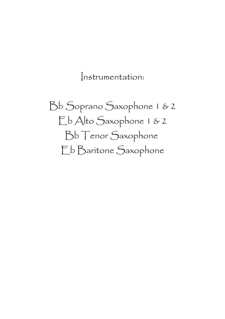 Golliwog's Cakewalk for Saxophone Sextet Woodwind Ensemble scores gallery preview page 2