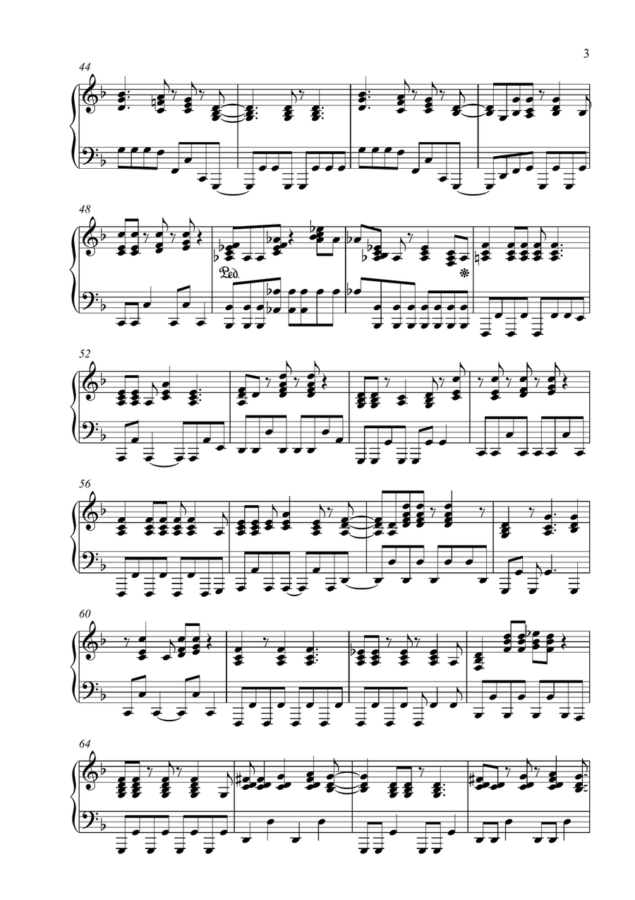 Don't Stop Me Now Piano Solo scores gallery preview page 3