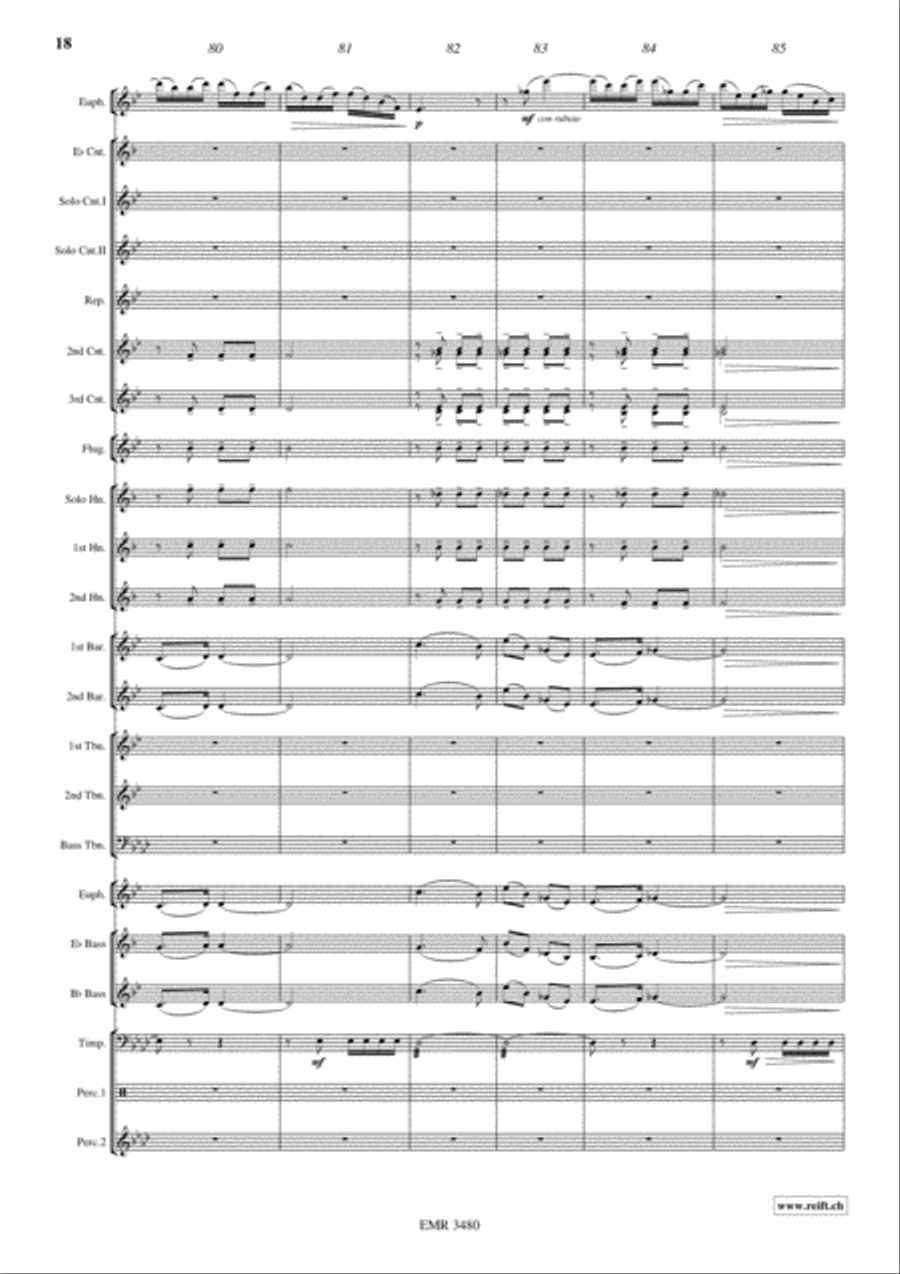 Devil's Concertino Devil's Concertino Brass Band scores gallery preview page 19