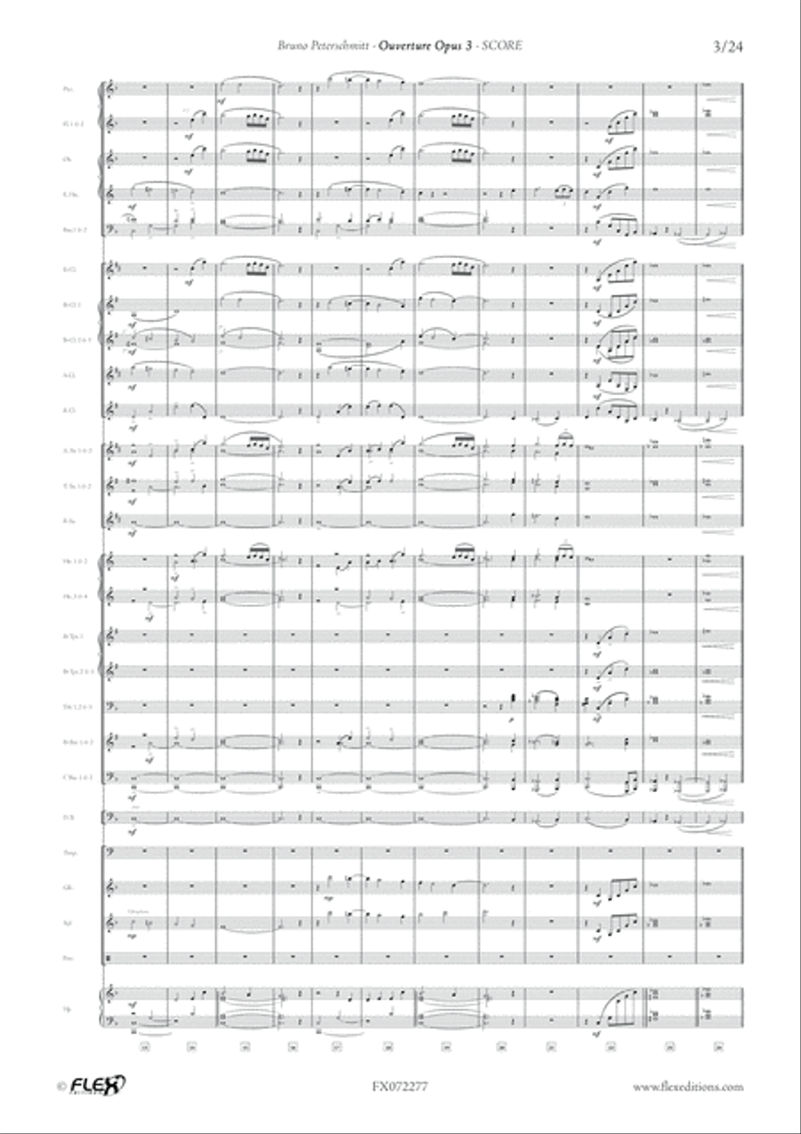 Ouverture Opus 3 Concert Band scores gallery preview page 4
