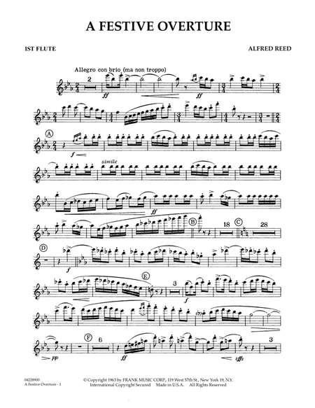 A Festive Overture - 1st Flute