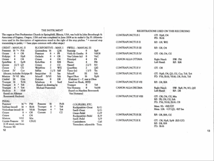 Johann Sebastian Bach: Die Kunst der Fuge / The Art of Fugue CD scores gallery preview page 8