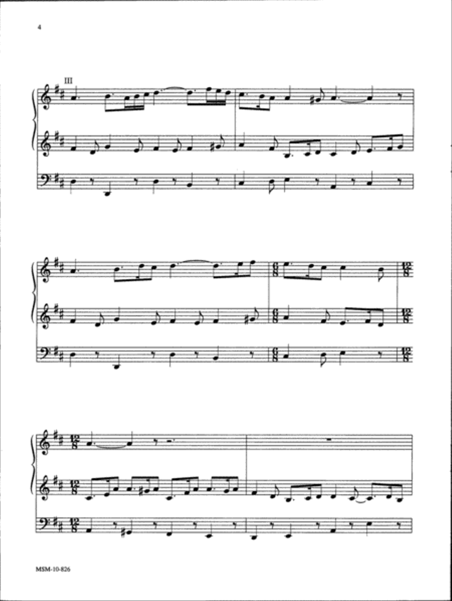 Soul, Adorn Yourself with Gladness Organ scores gallery preview page 3