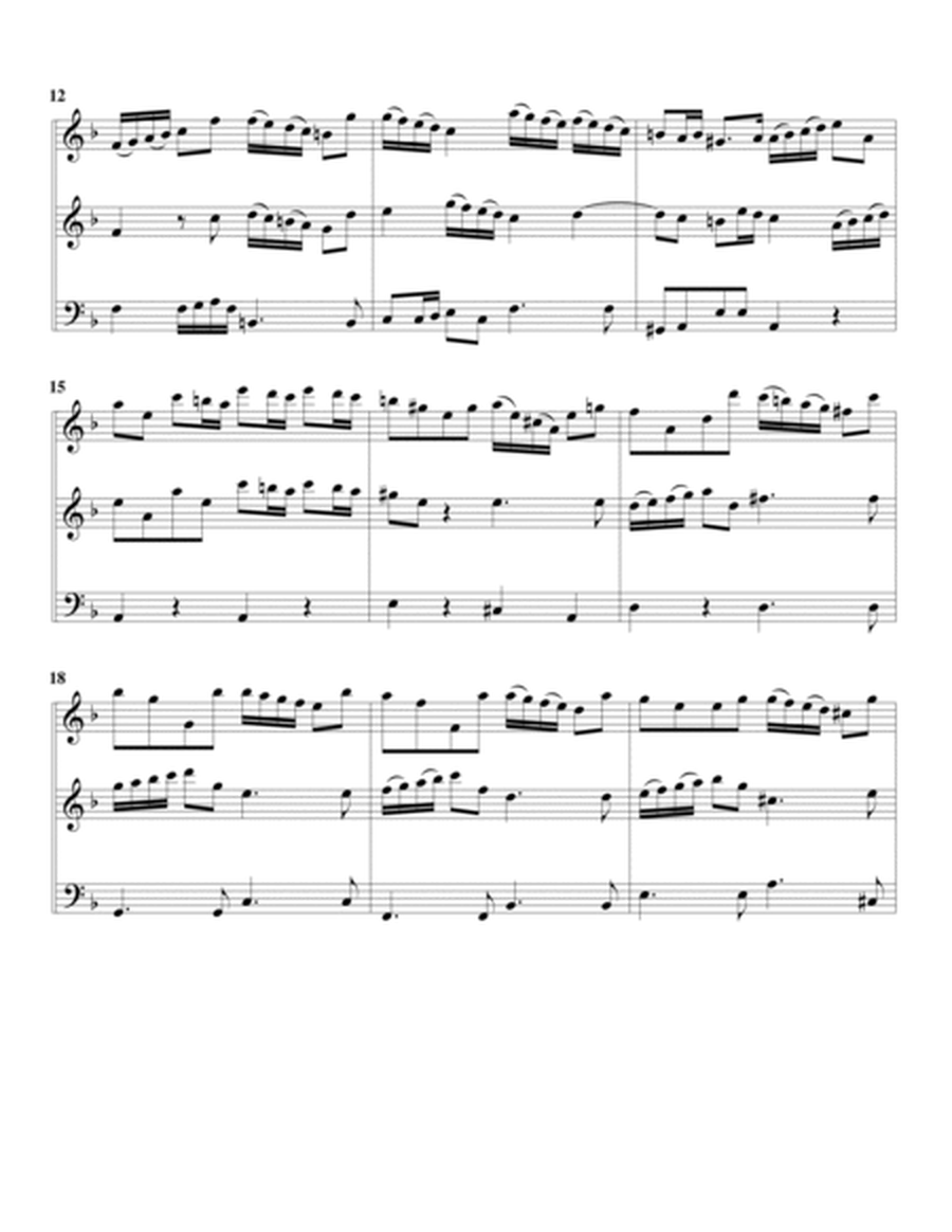 Trio sonata Op.1, no.11 RV 79 (Arrangement for 3 recorders (AAB))