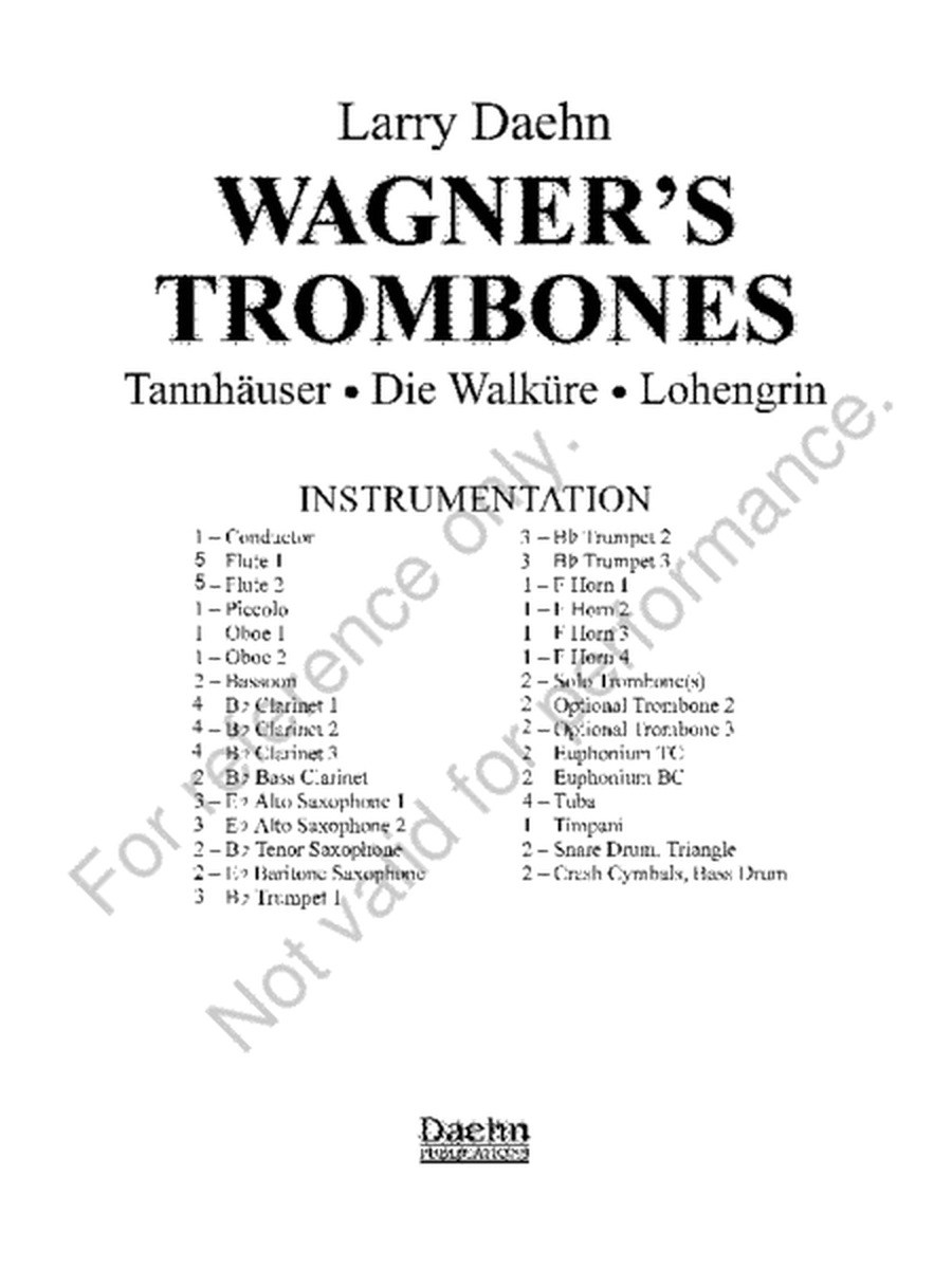 Wagner’s Trombones image number null
