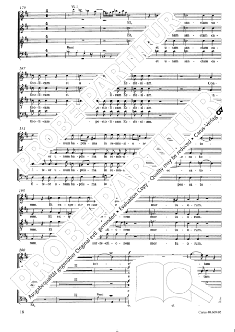 Missa in Angustiis Missa in Angustiis 4-Part scores gallery preview page 19