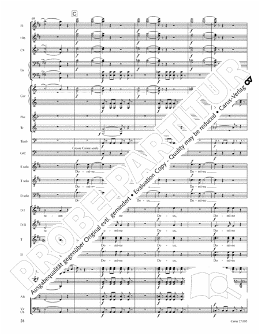 Messe solennelle de sainte Cecile STB scores gallery preview page 41
