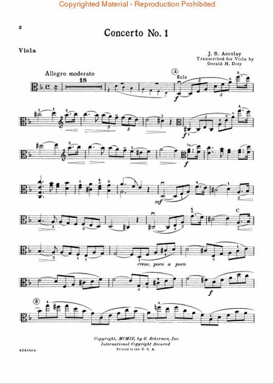 Concerto No. 1 Orchestra scores gallery preview page 4