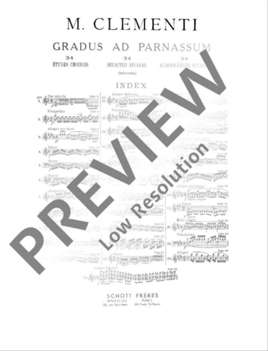Gradus ad Parnassum Gradus ad Parnassum Piano Solo scores gallery preview page 4