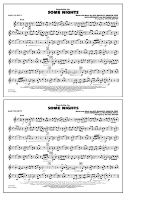 Some Nights - 2nd Bb Trumpet