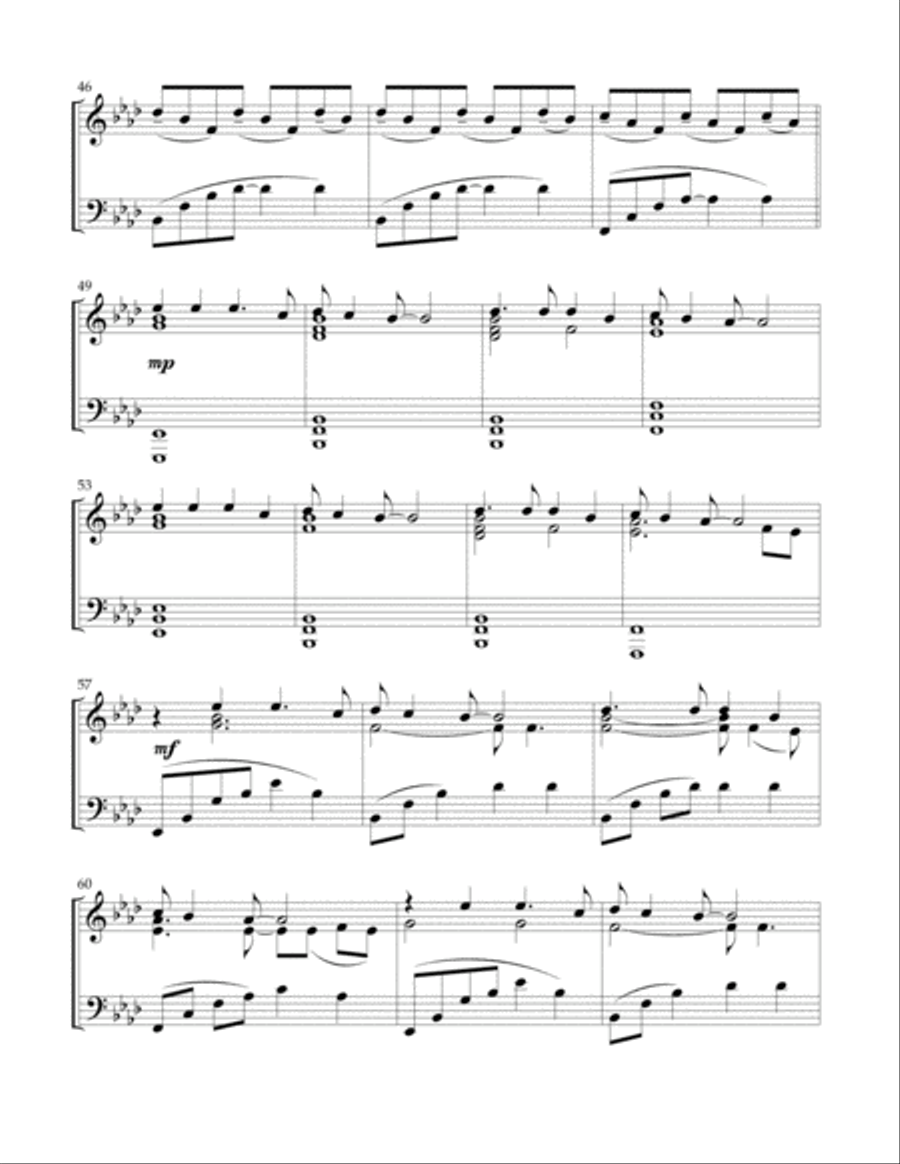 Clocks Piano Solo scores gallery preview page 4