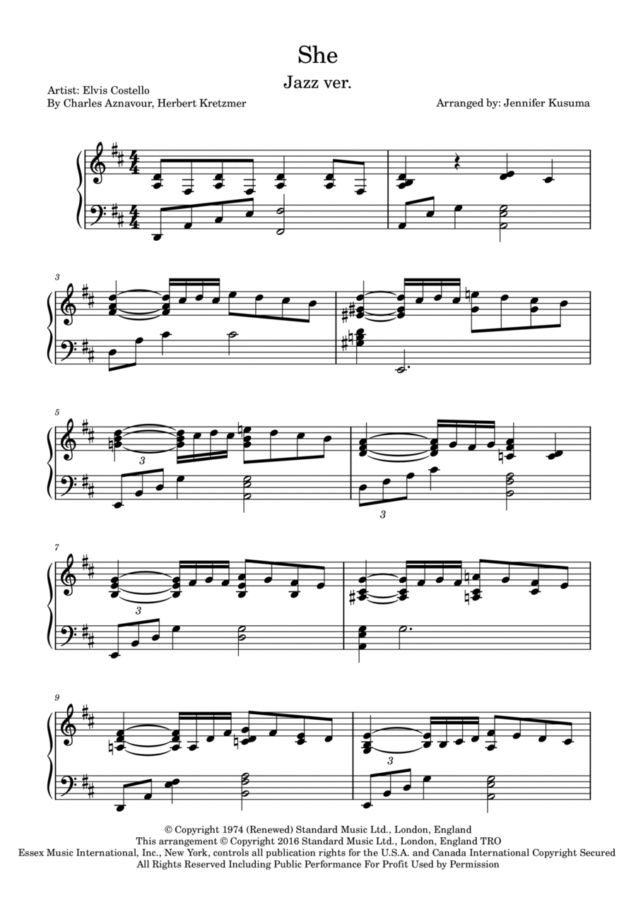 She Voice scores gallery preview page 1