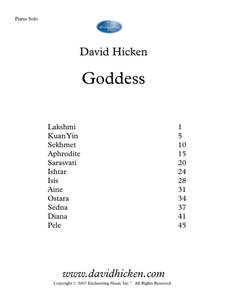 Goddess Songbook