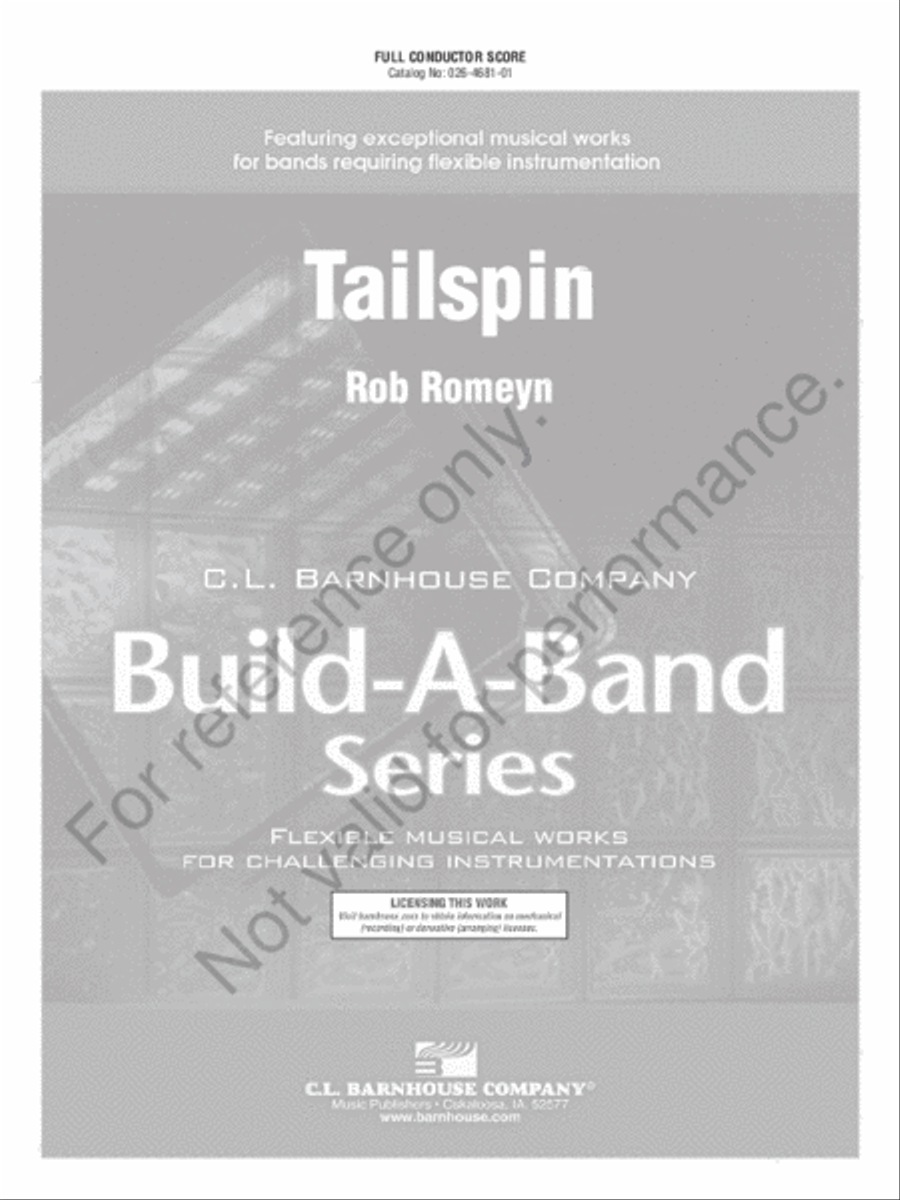 Tailspin Concert Band scores gallery preview page 2