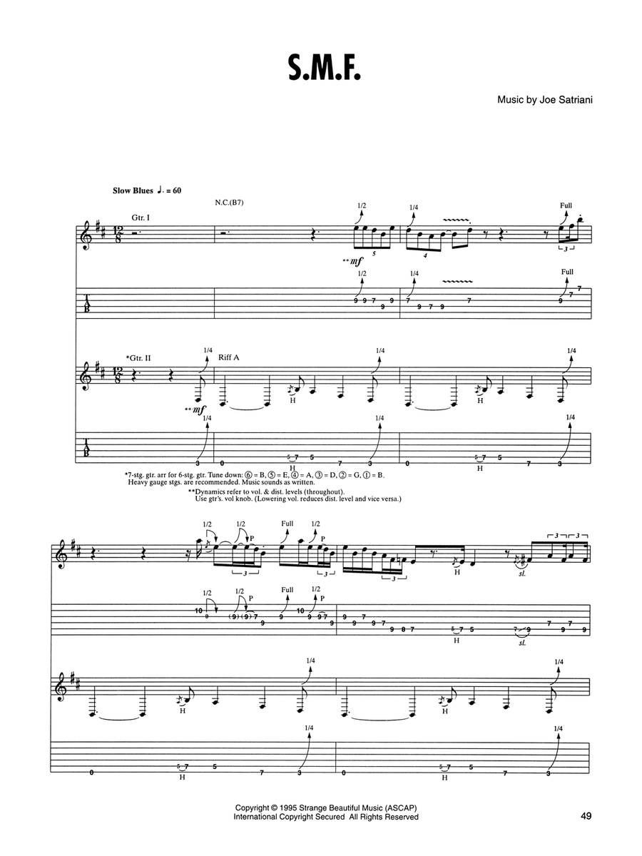 S.M.F. Acoustic Guitar scores gallery preview page 1