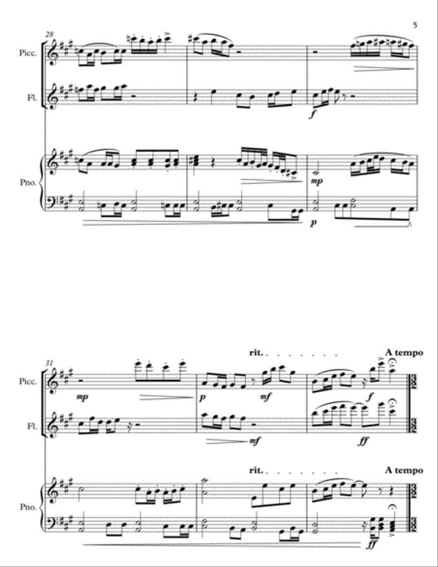 Trekking the Mountain Flute Solo scores gallery preview page 5