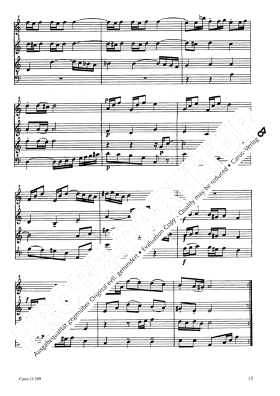 Kleine Suite Recorder scores gallery preview page 18
