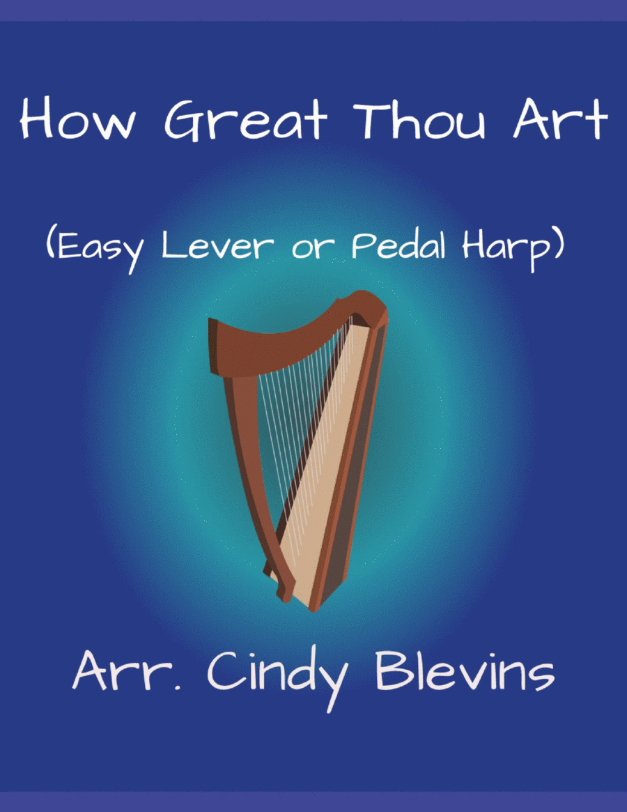 How Great Thou Art, for Easy Harp Harp scores gallery preview page 1
